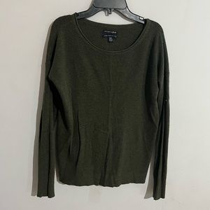 AEO dark green sweater